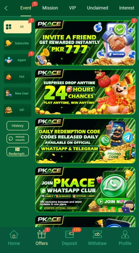  PKACE  Game 